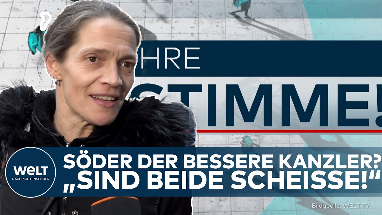 IHRE STIMME: Wäre Söder der bessere Kanzler? – Bürger mit vernichtendem Urteil