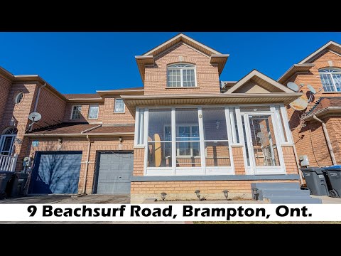 9 Beachsurf Road, Brampton, Ont. - Semi-Detached Home for Sale