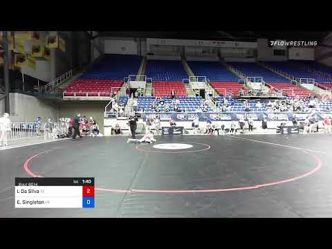 106 Lbs Round Of 64 - Isabella Da Silva, Texas Vs Emilja Singleton, Oregon 0f74