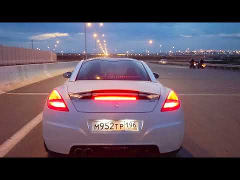 Peugeot RCZ 200 stage 2 custom exhaust & pops`n`bangs