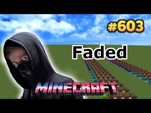 (Minecraft) Alan Walker 🎧 Faded (noteblock tutorial)