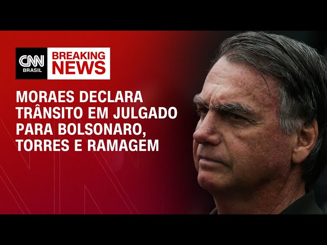 Entenda os próximos passos após Moraes declarar trânsito em julgado para Bolsonaro | BASTIDORES CNN