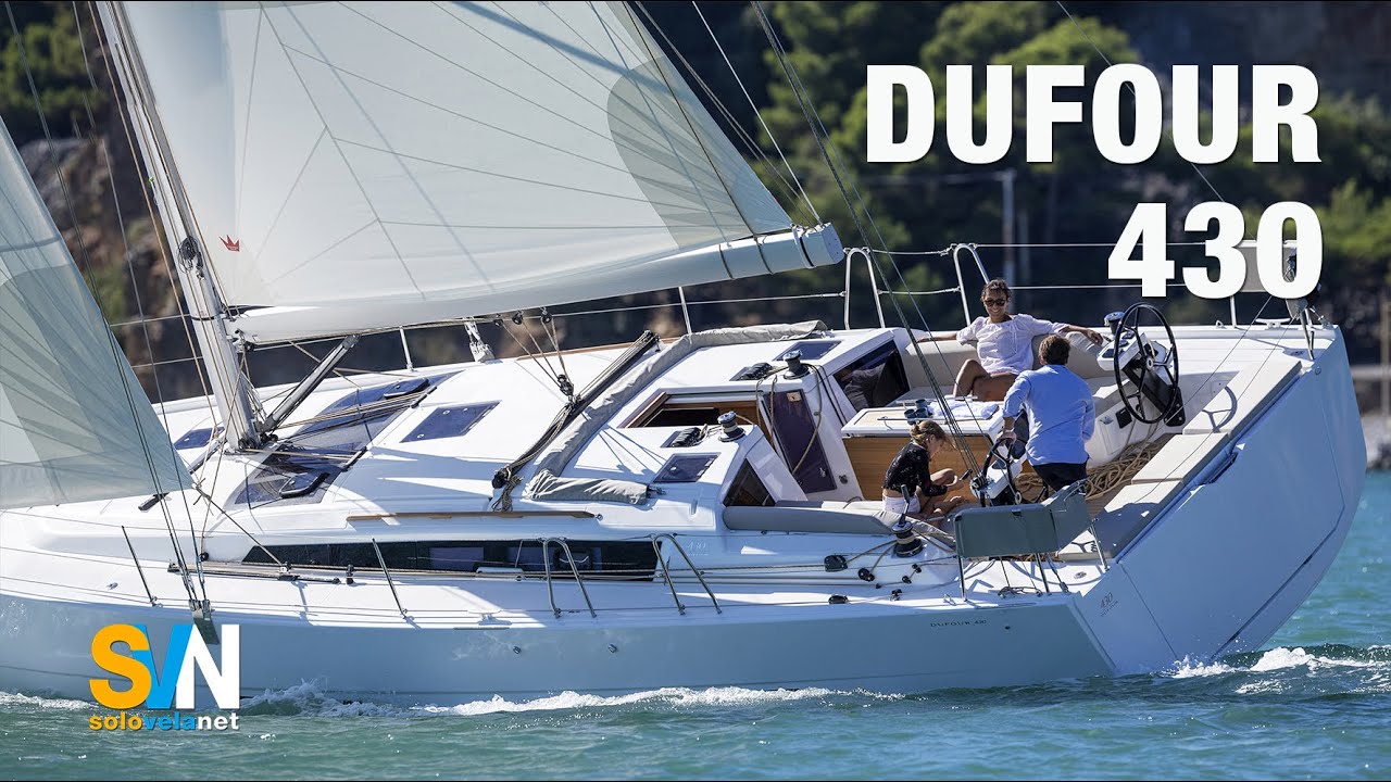 Dufour 430 the 2019 model from the French shipyard