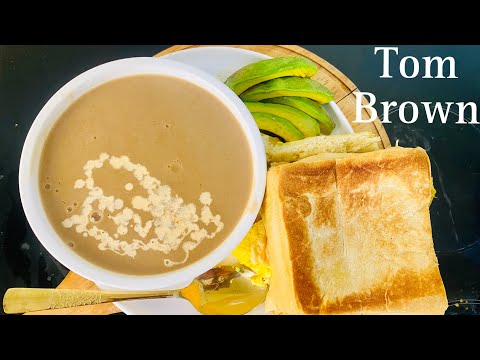 LET'S MAKE A QUICK GHANAIAN BREAKFAST. Tombrown with toasted bread and avocado.