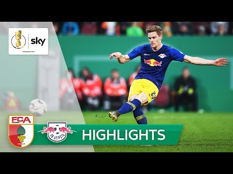 Halstenberg nutzt Gregoritsch-Aussetzer | Augsburg - Leipzig 1:2 n.V. | Highlights - DFB-Pokal 18/19