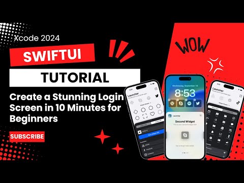 SwiftUI: Create a Stunning Login Screen in 10 Minutes for Beginners | Xcode 2024 Tutorial
