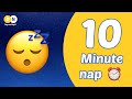 10 minute nap timer with alarm | relaxing rain ambiance