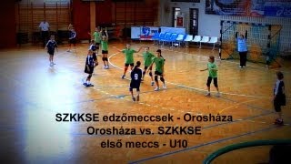 preview picture of video 'SZKKSE edzőmeccsek - Orosháza -  Orosháza vs. SZKKSE - első meccs - U10'