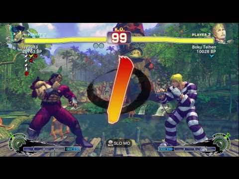 藍弟 lsy9983 [Bison] vs Boku Teihen [Cody] SSF4 Japanese Online Ranked Matches - TRUE-HD