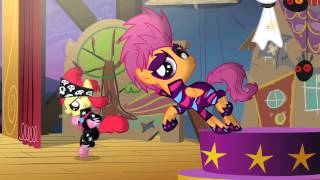 Musik-Video-Miniaturansicht zu Canção Tema as Cruzadas da Marca Especial [Cutie Mark Crusaders Song] (European Portuguese) Songtext von My Little Pony: Friendship Is Magic (OST)