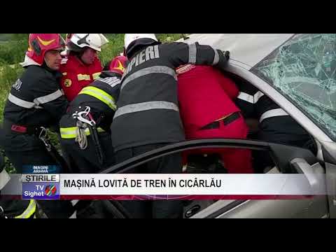01  MAȘINĂ LOVITĂ DE TREN ÎN CICÂRLĂU