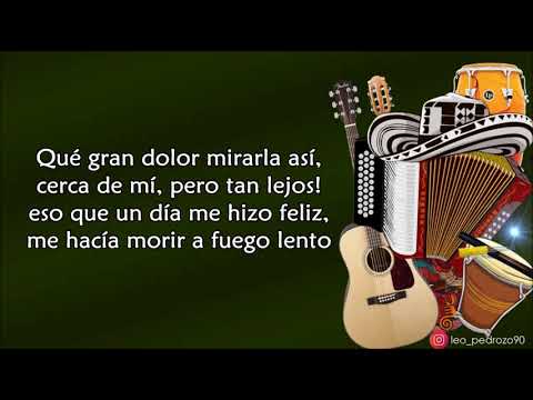 A fuego Lento, Daniel Celedon - Letra