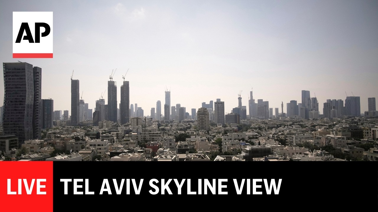Video | LIVE: Tel Aviv skyline as Iran war continues