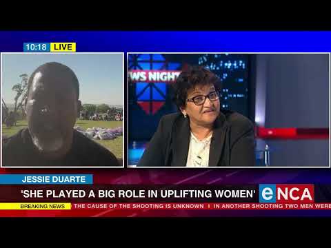 Mandla Mandela pays tribute to Jessie Duarte