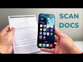 How To Scan Documents With Your IPhone