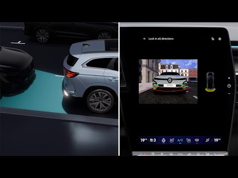 câmara de marcha-atrás - Espace full hybrid E-Tech - Renault