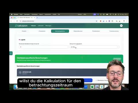 Amazon FBA Gebühren richtig berechnen – Calcazon Marktplatzgebühren Tutorial 2025
