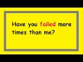 MY OWN CSIR FAILURE STORY TO ALL MY DEAR STUDENTS CSIRRESULT