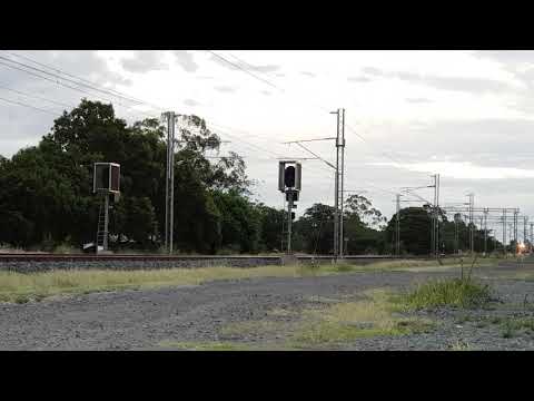 Pacific National QLD coal train through Stanwell.