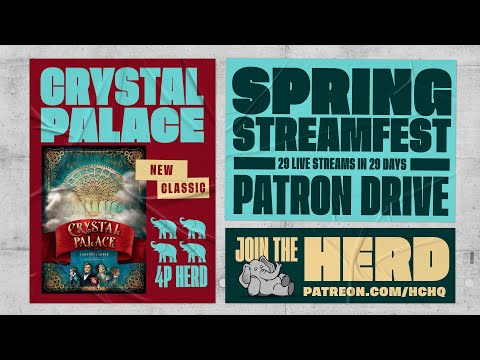 Crystal Palace (revisited) - 4p Play-through, & Roundtable Discussion by Heavy Cardboard