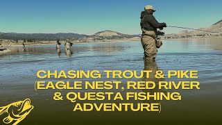 Chasing TROUT & PIKE Across New Mexico! (Eagle Nest, Red River & Questa Fishing Adventure)