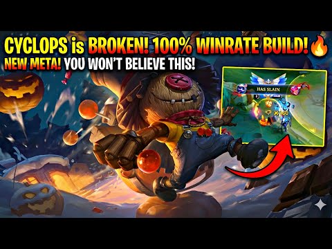 Mobile Legends - CYCLOPS IS BROKEN! 🔥 1-SHOT BUILD YOU MUST TRY!