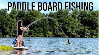 Inflatable SUP Fishing (This Lake Is Loaded!)