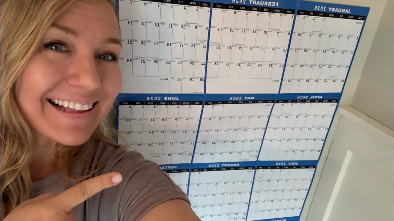 2026 Wall Calendar Review | 24x36 Wet & Dry Erase Yearly Planner