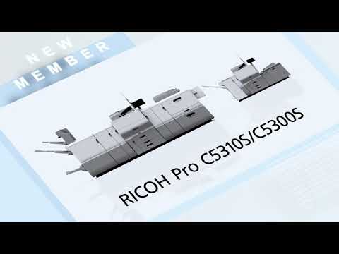 RICOH Pro C5310S Color Digital Print Production System.