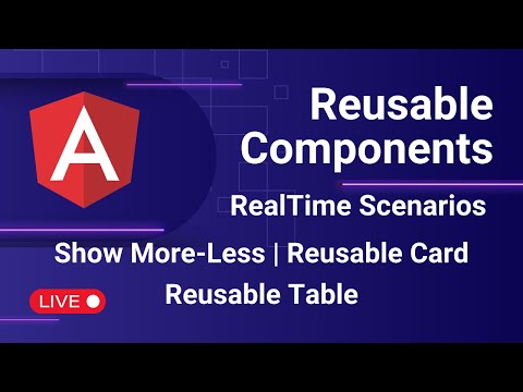 Reusable Angular Components You’ll Use Everywhere! (ShowMore, Card, Table)