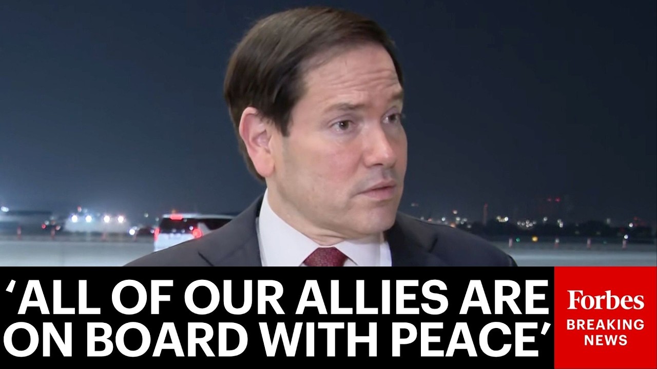Video | BREAKING: Secretary Marco Rubio Speaks With Reporters About The Peace Talks With Iran