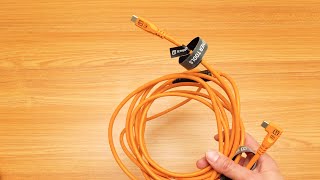 TetherPro 10Gbps Gen 2 USB-C Right Angle | Doesn't drain computer battery