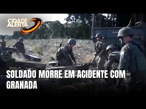 Soldado de 18 anos morre em acidente com granada em Três Barras