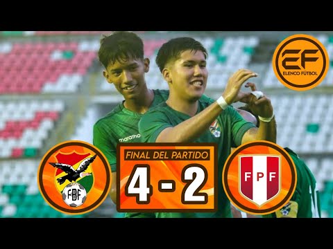 📹 Resumen: 🇧🇴 Bolivia 4 - 2 Perú 🇵🇪 | Partido Amistoso Internacional Sub 17, ida