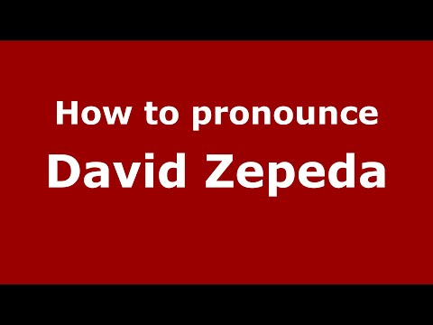 How to pronounce David Zepeda (Mexico/Mexican Spanish) - PronounceNames.com