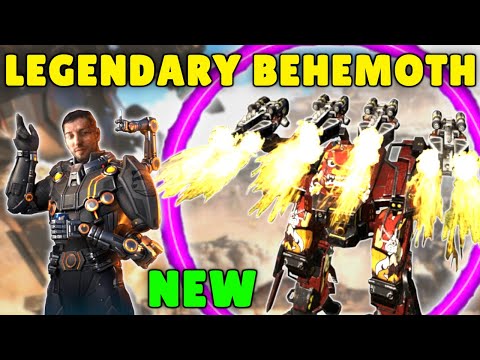 NEW LEGENDARY BEHEMOTH Is Faster And Stronger! With ABSORBER Shield! | War Robots MK2 WR Gameplay
