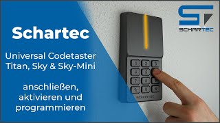 Universal Codetaster Titan, Sky & Sky-Mini Anschluss und Programmierung | Schartec
