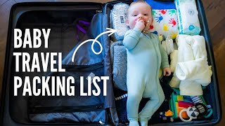 What to Pack When Flying With A Baby (Minimalist)