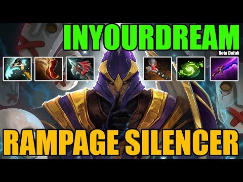 InYourdream [SILENCER] 12 Min Godlike INSANE RAMPAGE GAME - Dota 2