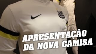 preview picture of video 'Lançamento da nova camisa branca do Santos'