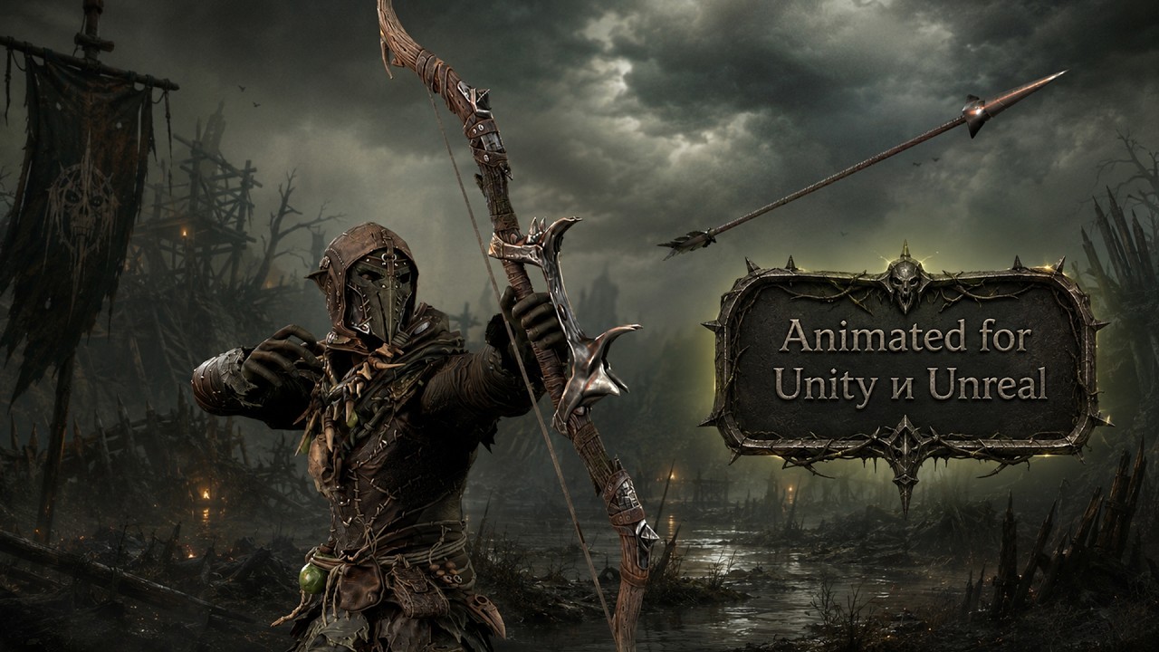 Orc Archer 3D Model