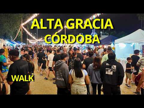 Así se vive la Fiesta de las Colectividades en Alta Gracia 🎉🌍 | Paseo completo | Paso a Paso 4K