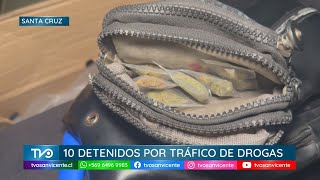 PDI detuvo a 10 personas tras allanamientos por drogas y armas en Santa Cruz y Nancagua