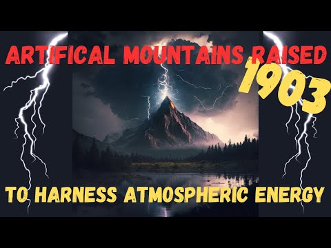 ARTIFICAL MOUNTAINS MADE TO HARNESS ATMOSPHERIC ENERGY 1903