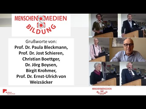 Grußworte zur Tagung Menschenbildung:Medienbildung am 05. und 06. Mai 2023