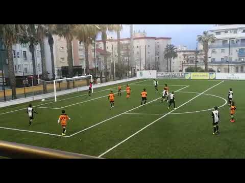 Deportivo ceuti alevin. Gol de moja.