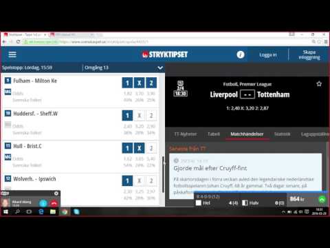 Stryktipssnack: Mikael går igenom hur R-system funkar