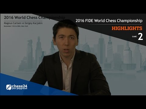 2016 FIDE World Chess Championship - Highlights - Game 2