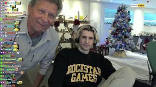 xQc gets a wholesome visit from his Dad
