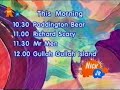 Nick Jr Programme Menu 17th December 1999